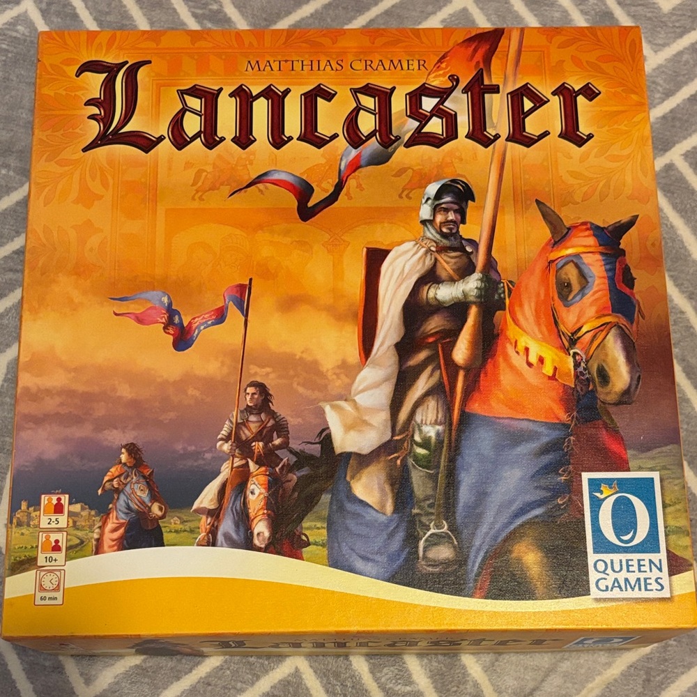 Lancaster Board Game - Orange and Blue